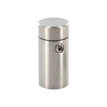 Round Standoffs, 3/4 In Bd L, Stainless Steel Brushed, 1/2 In OD, 2PK